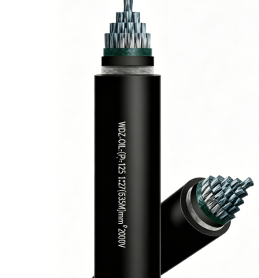 海上钻井专用低烟无卤屏蔽电缆WDZ-OIL-（P）-2000V